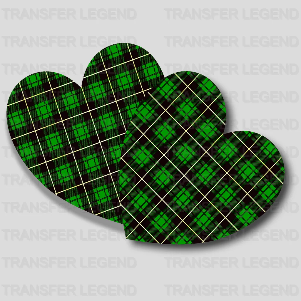 Hearts St. Patrick's Day Design - DTF heat transfer - transferlegend