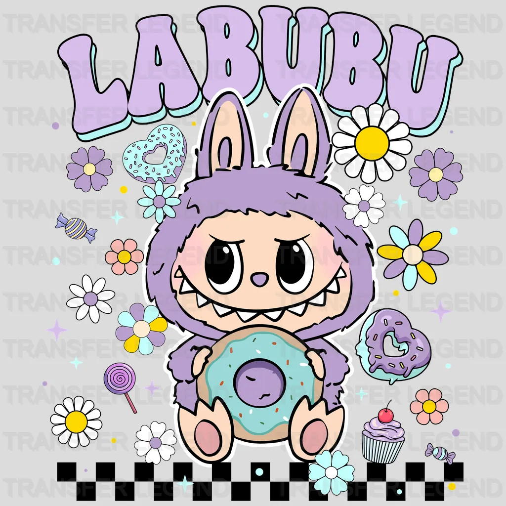 Muffin Love Labubu Design - DTF Heat Transfers