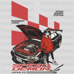 Speed Demon Streetwear Design - DTF Heat Transfer - transferlegend