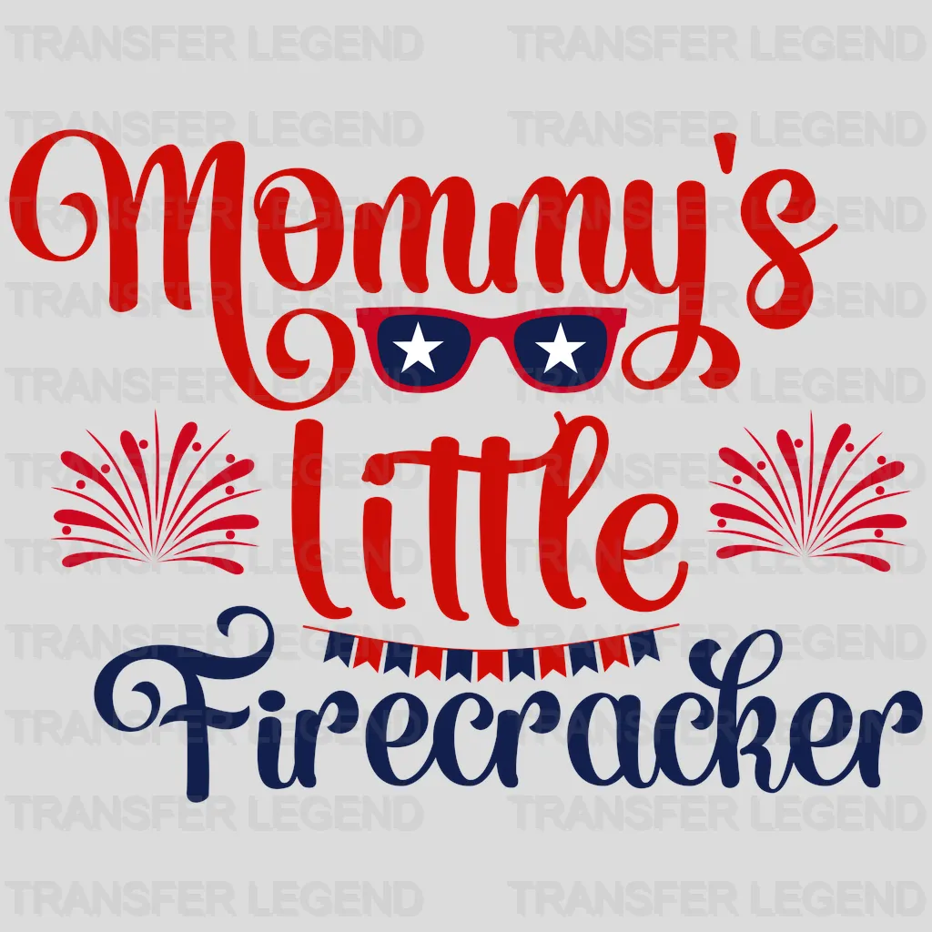 Mommy's Little Firecracker DTF Transfer - transferlegend