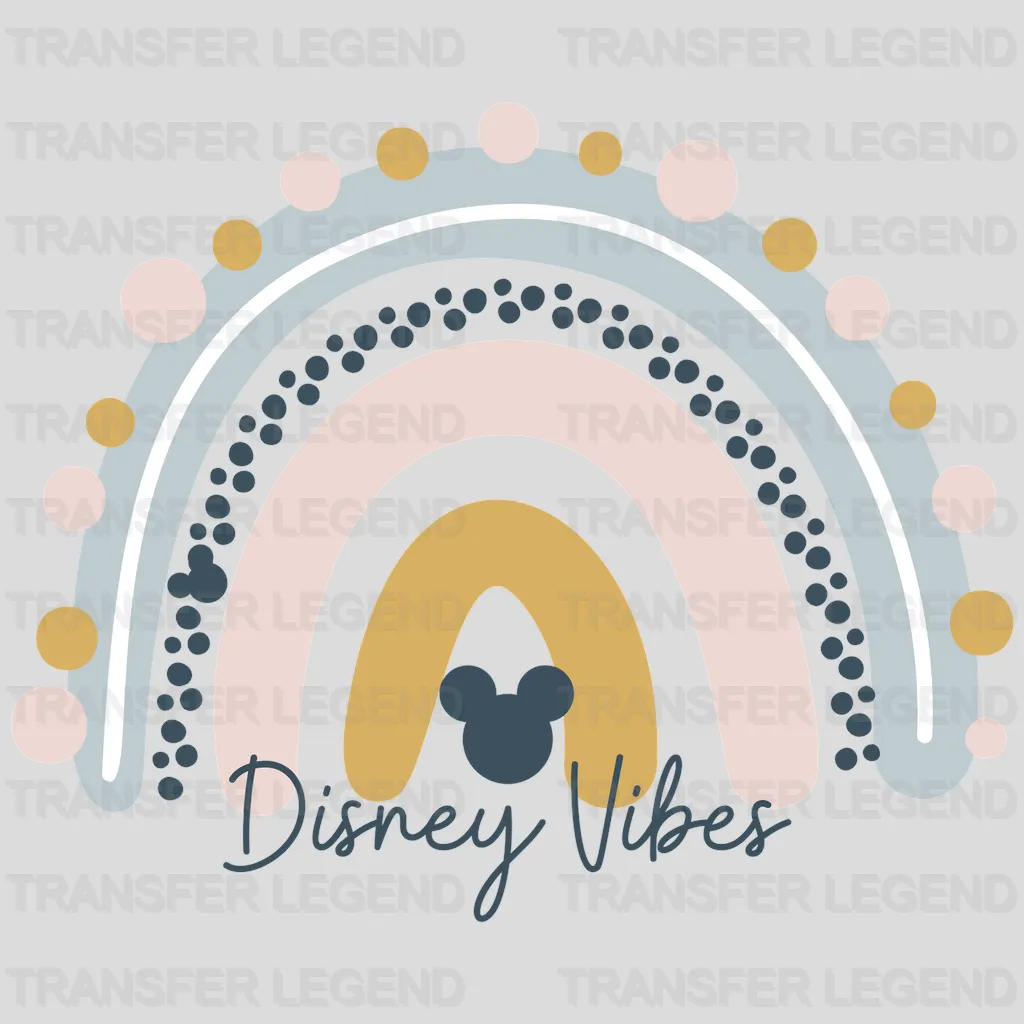 Vibes Rainbow Head Design - DTF heat transfer - transferlegend