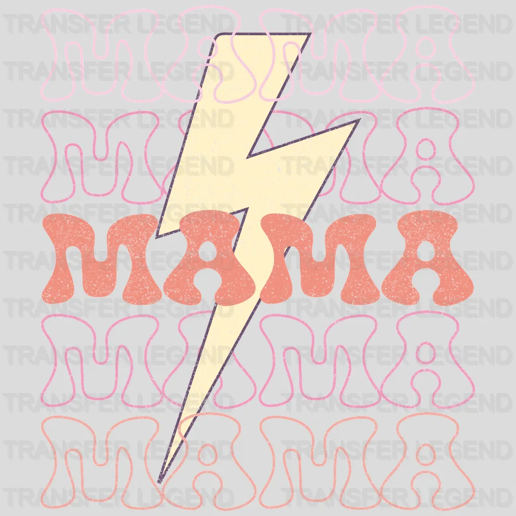 Mama Lightning  - Mothers Day - DTF Transfer - transferlegend