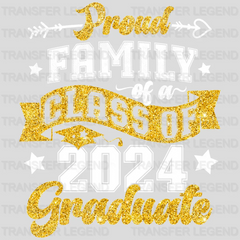 Proud Family Of A Class Of 2024 Graduate Design - DTF heat transfer - transferlegend