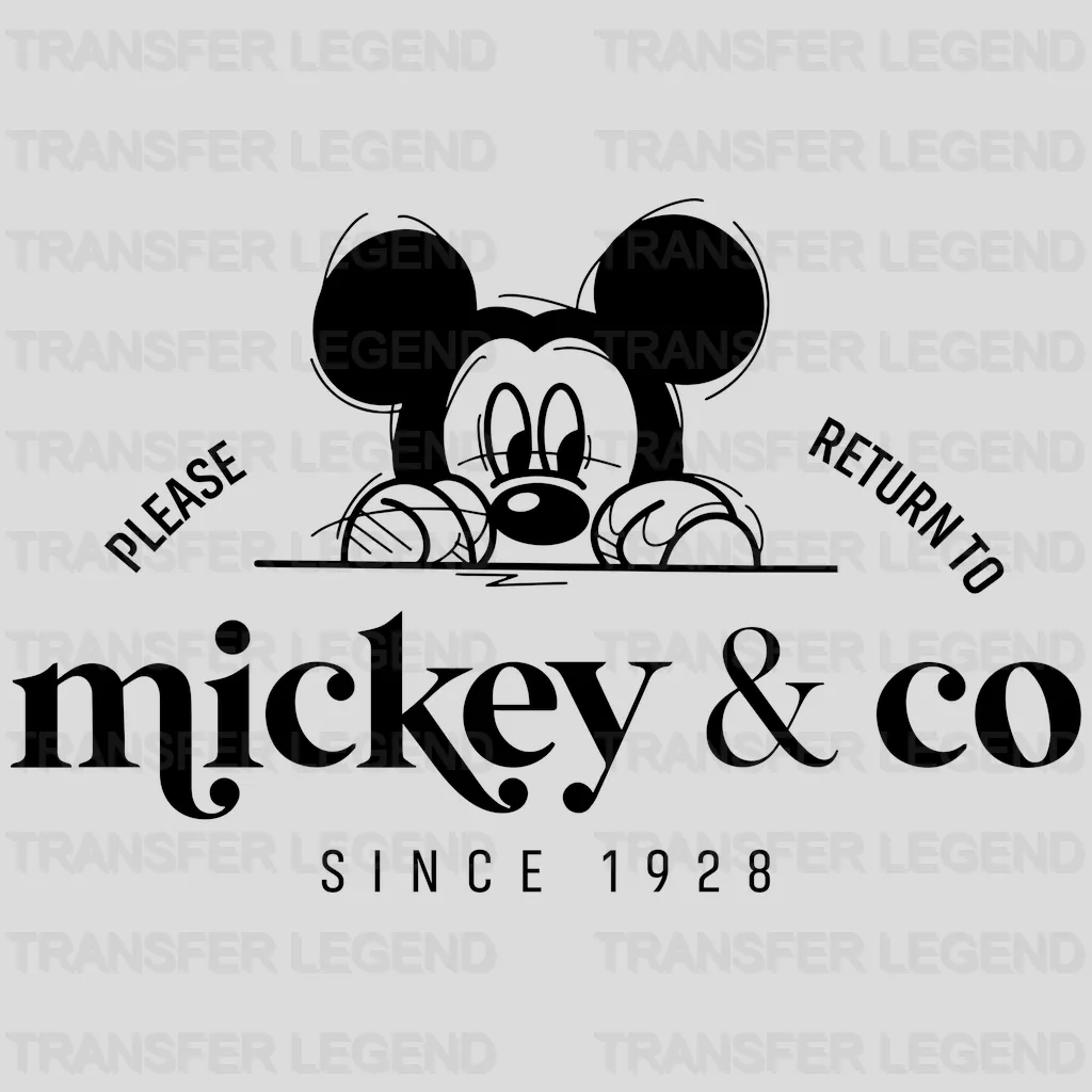 Please Return To Co Since 1928 Design - DTF heat transfer - transferlegend