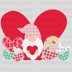 LOVE GNOMIE HEART - DTF heat transfer - transferlegend