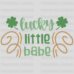 Lucky Little Babe St. Patrick's Day Design - DTF heat transfer - transferlegend