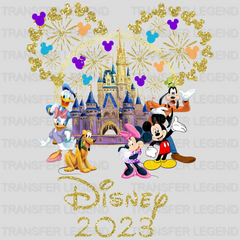 Disney 2023 Gold Castle Design - DTF heat transfer - transferlegend