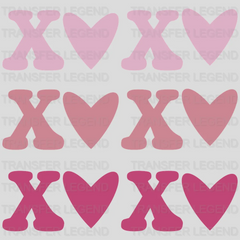 XOXO Valentine's Day Design - DTF heat transfer - transferlegend