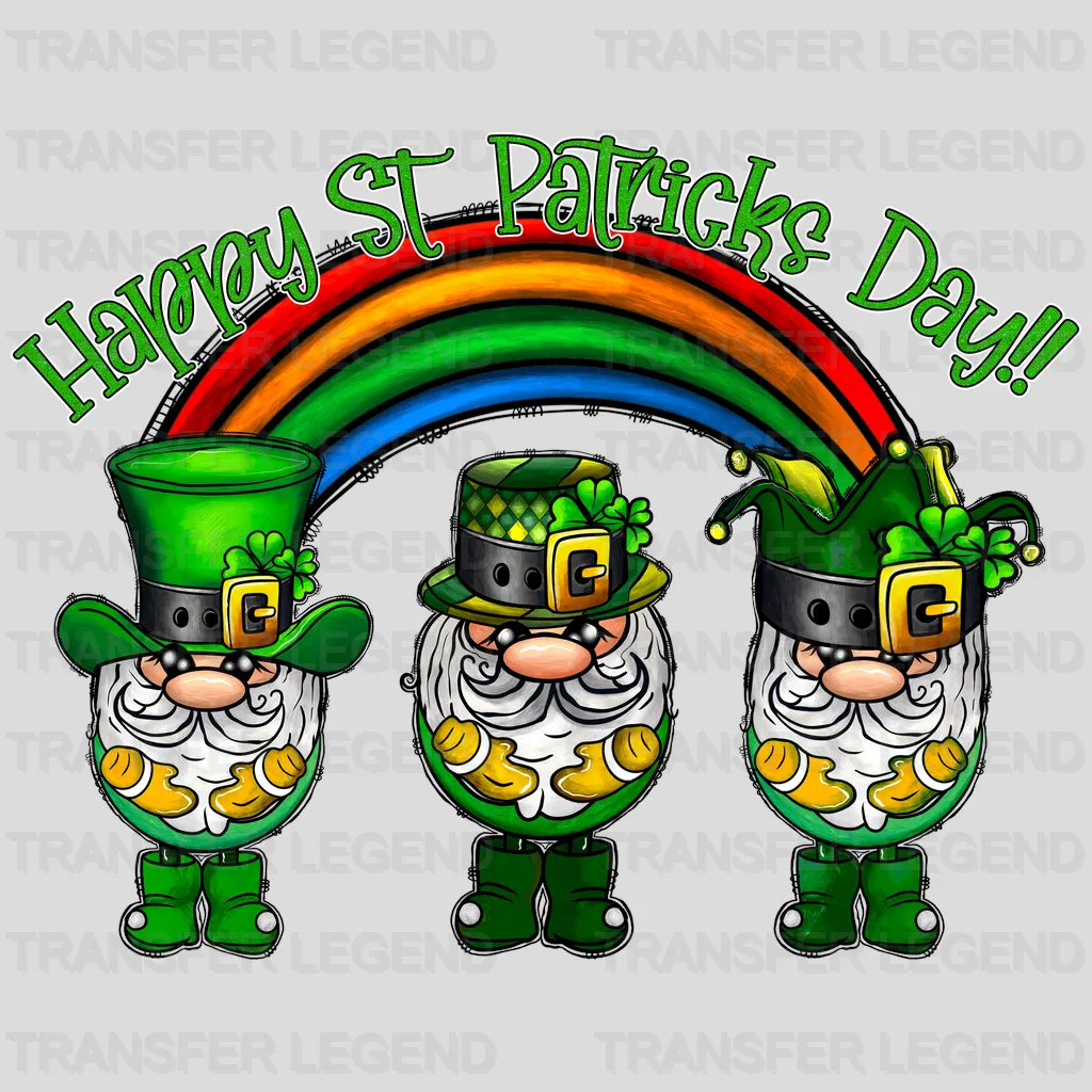 Gnomies St. Patrick's Day Design - DTF heat transfer - transferlegend