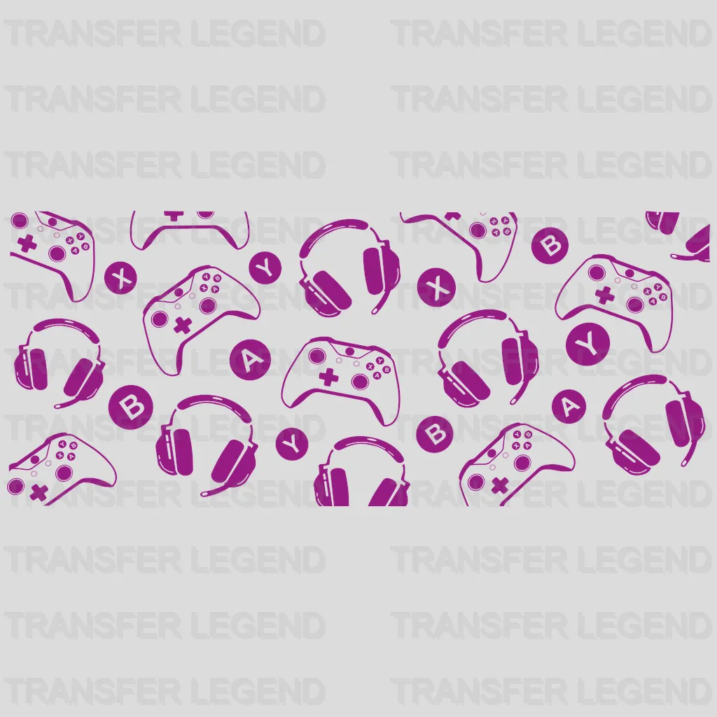 Gaming Setup UV DTF Transfer Cup Wrap UV DTF Sticker - transferlegend