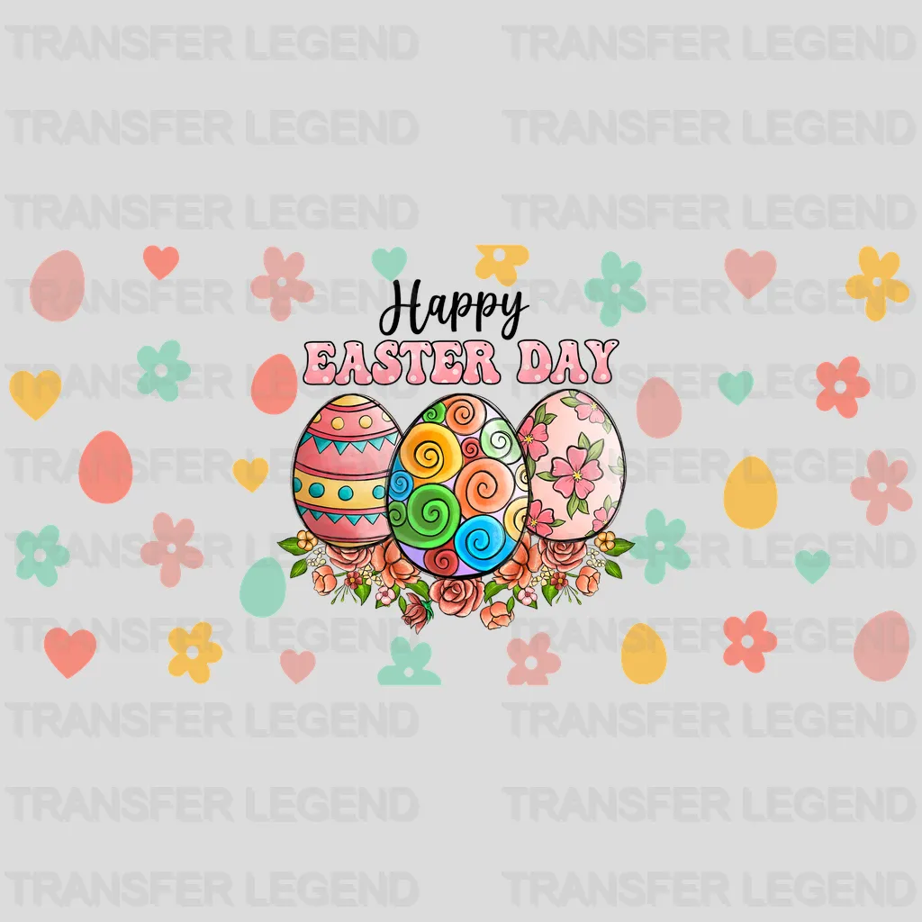 Happy Easter Day Easter UV DTF Transfer Cup Wrap UV DTF Sticker - transferlegend