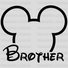 Disney Family Mickey and Minnie Ears Design - DTF heat transfer - transferlegend