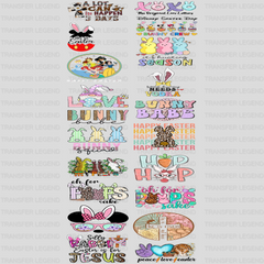 EASTER Premade Gang sheet - 20 PCS 10 INCH - transferlegend