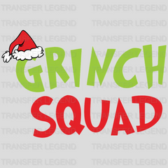 Grinch Squad Design, Christmas Design - DTF heat transfer - transferlegend