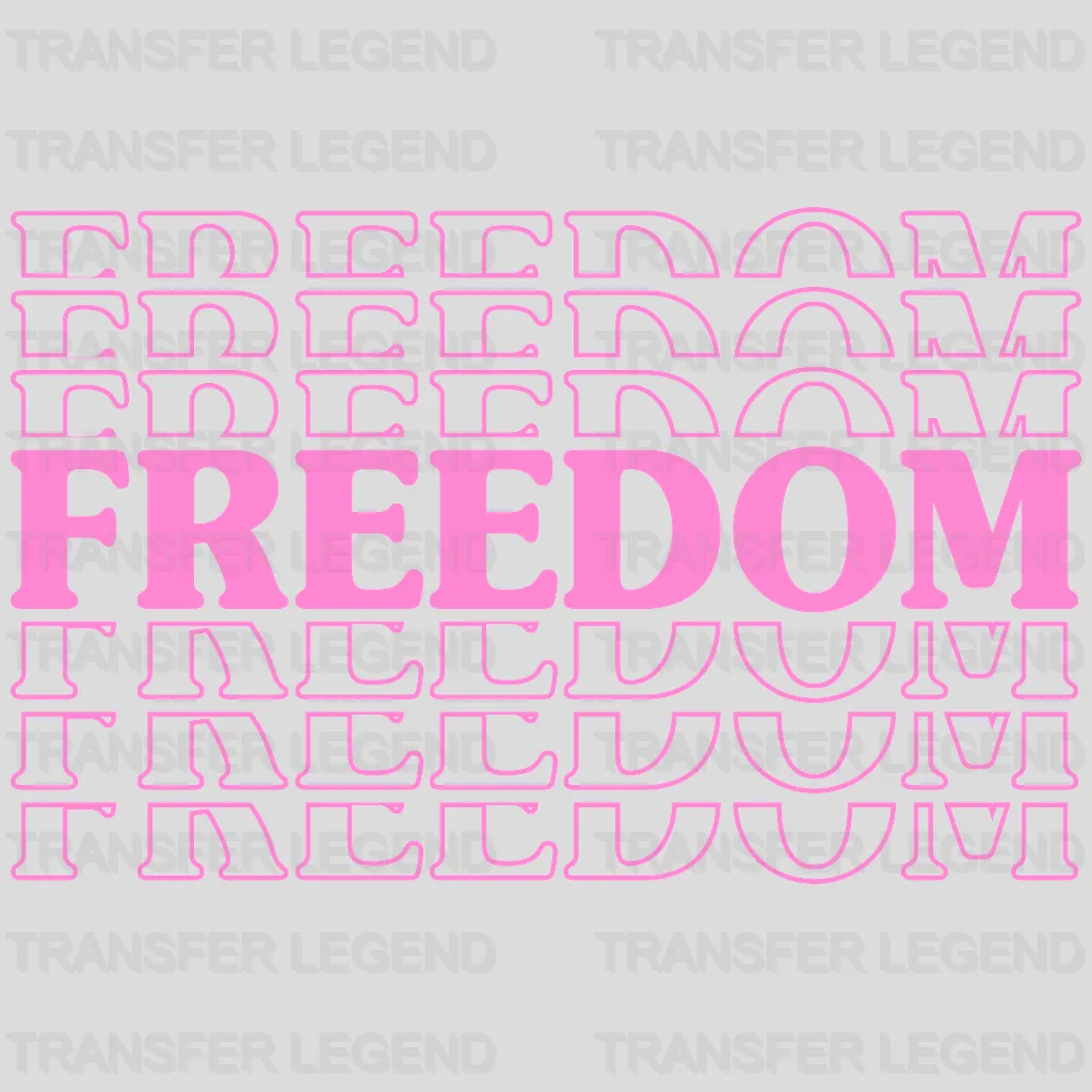 Freedom For US - Patriot Design DTF Heat Transfer - transferlegend