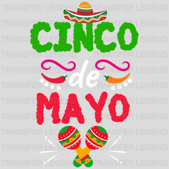 Cinco De Mayo - Cinco De Mayo DTF heat transfer - transferlegend