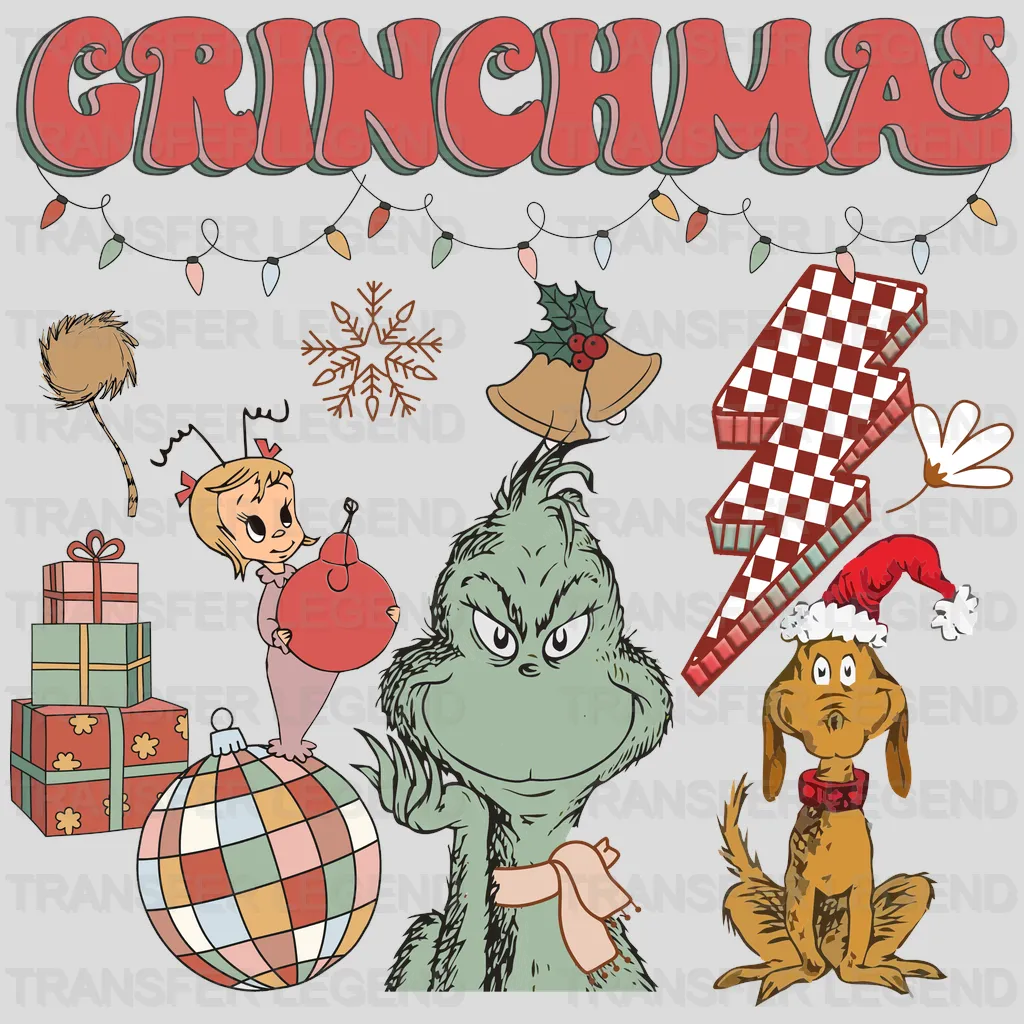 GRINCHMAS Christmas Design - DTF heat transfer - transferlegend