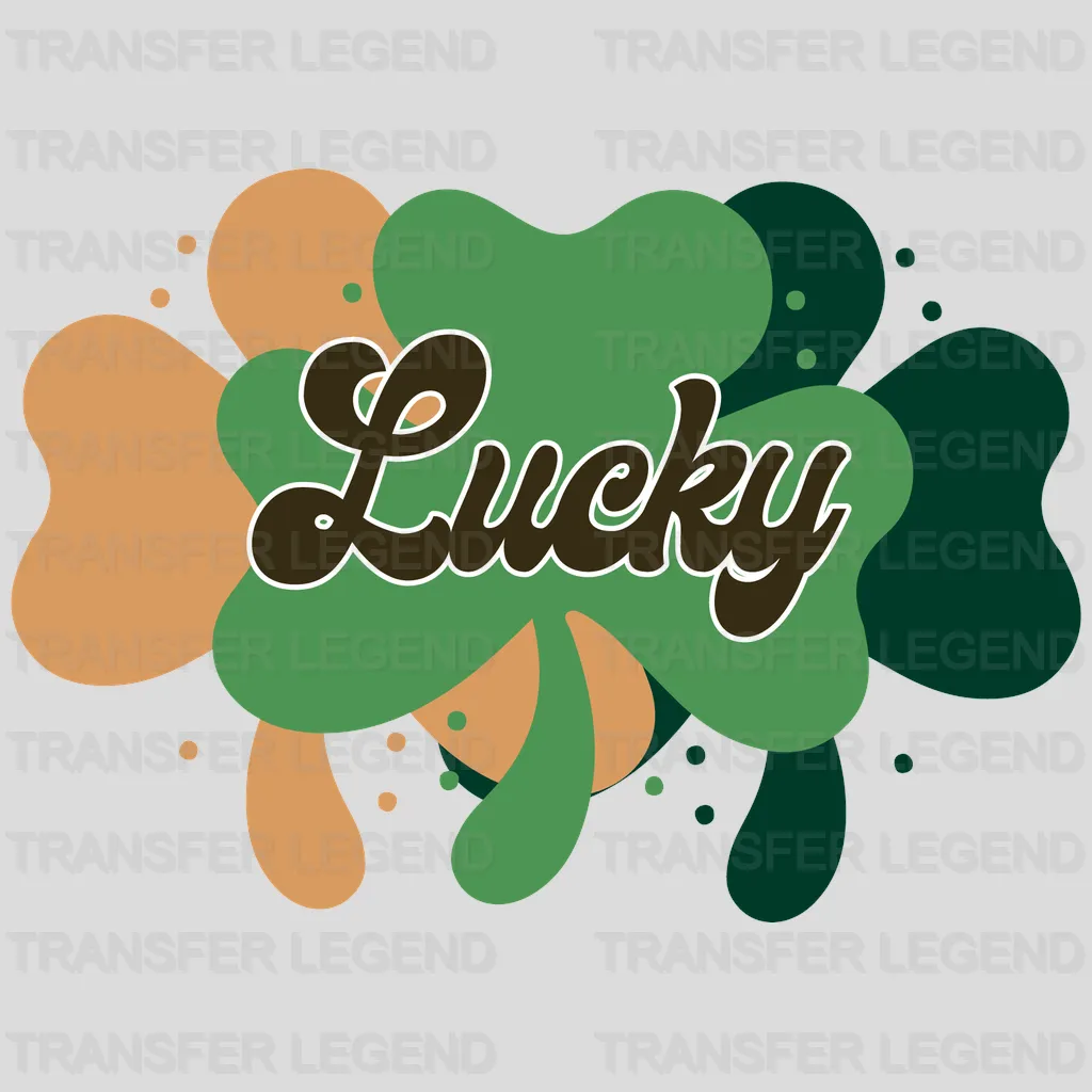 Lucky St. Patrick's Day Design - DTF heat transfer - transferlegend