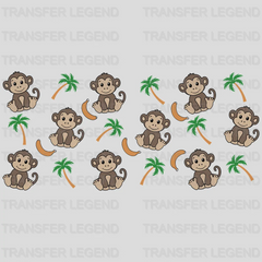 Monkey UV DTF Transfer Cup Wrap UV DTF Sticker - transferlegend