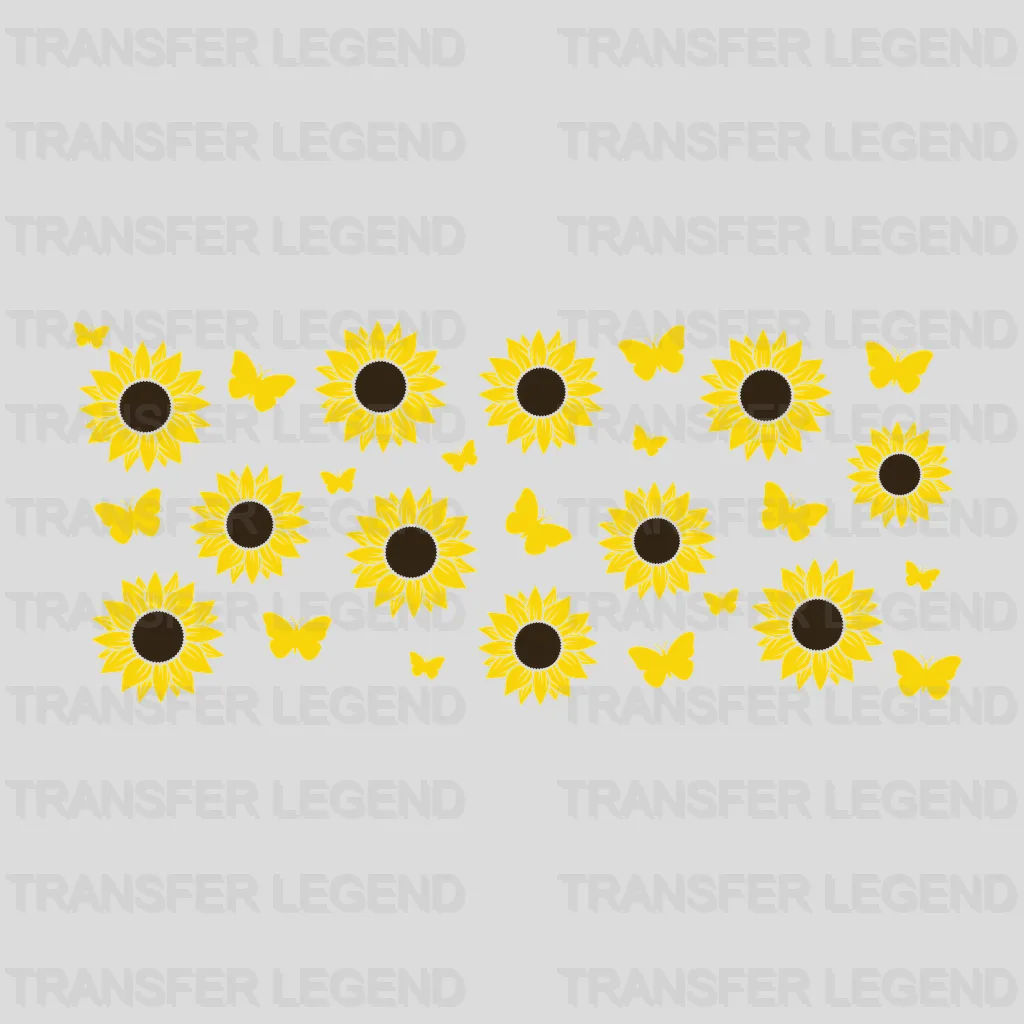 Sunflowers UV DTF Transfer Cup Wrap UV DTF Sticker - transferlegend