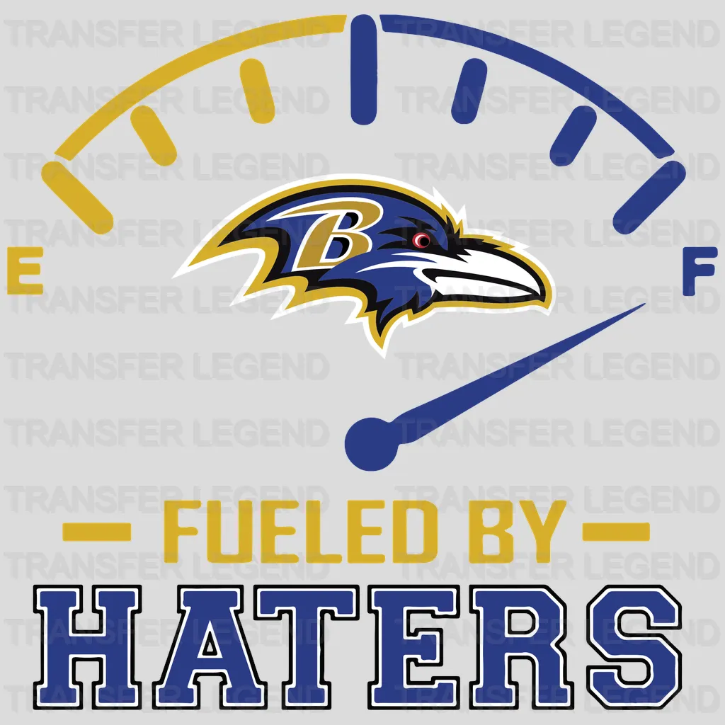 Baltimore Ravens “Love My Football” Heart NFL Design - DTF Heat Transfer