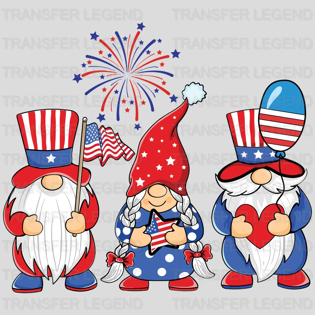 Gnomes Clipart DTF Transfer - transferlegend