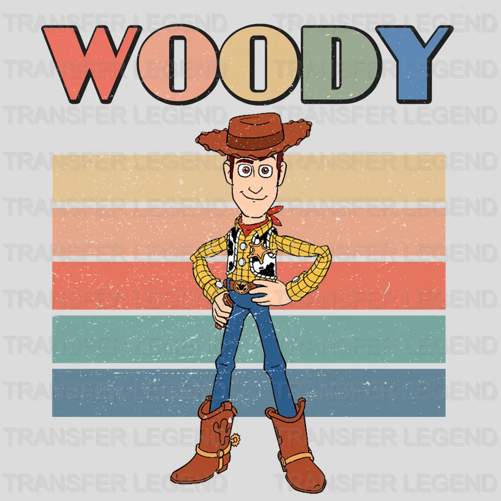 Woody Toy Story Designs - DTF Heat Transfers