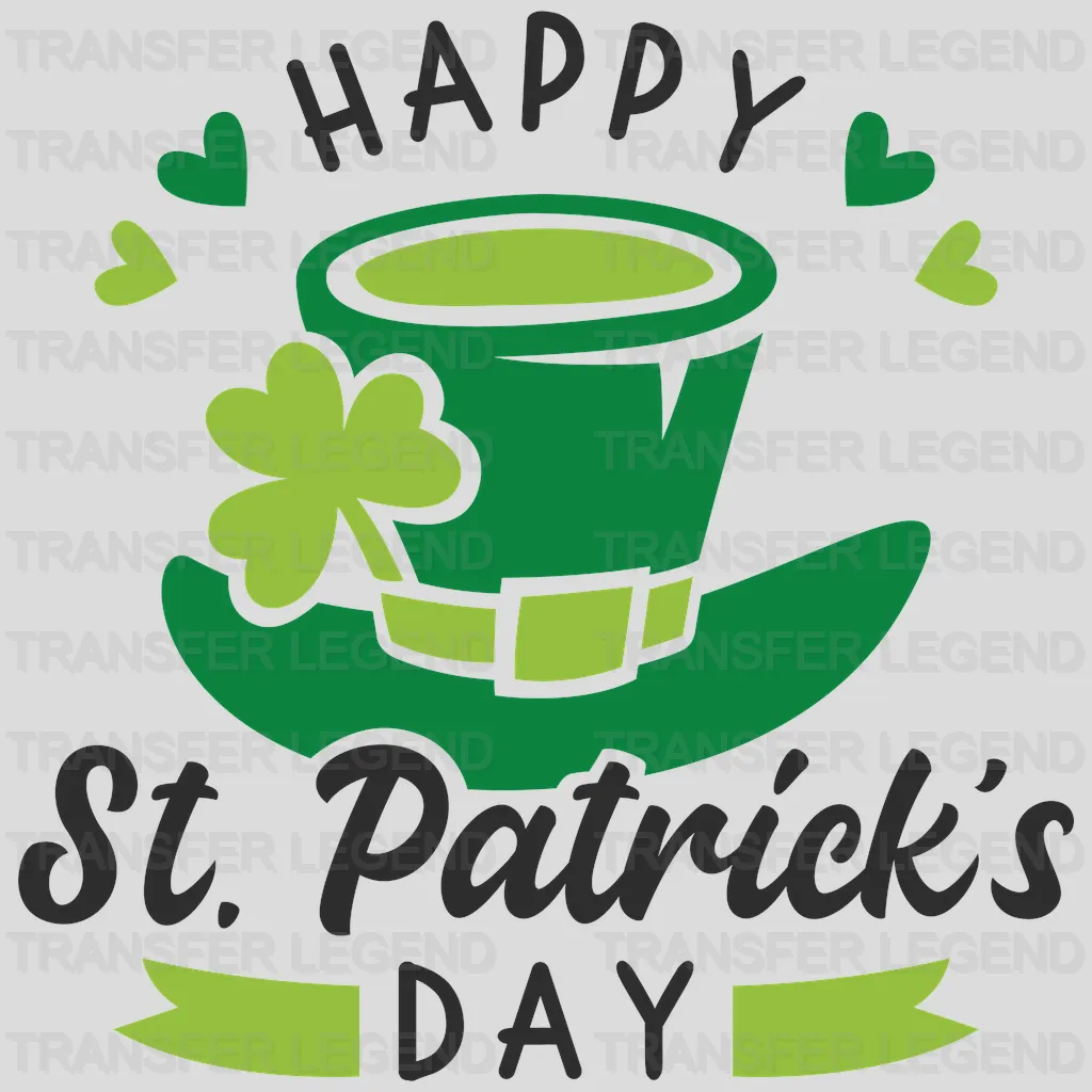 Happy St. Patrick's Day Design - DTF heat transfer - transferlegend