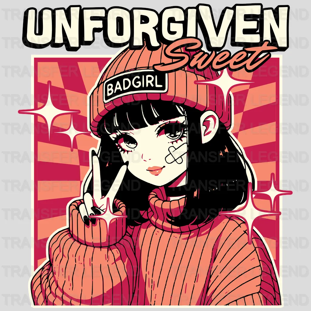 Unforgiven Sweet Streetwear Design - DTF Heat Transfer - transferlegend