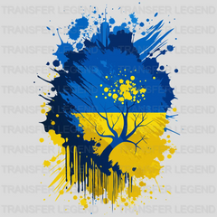 Ukraine Flag Design - DTF Heat Transfer - transferlegend