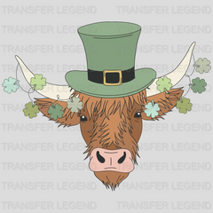 Irish Cow St. Patrick's Day Design - DTF heat transfer - transferlegend