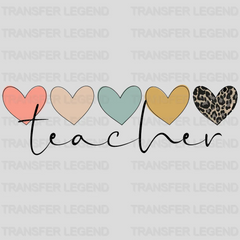 Teacher 100 Days Of School Design - DTF heat transfer - transferlegend