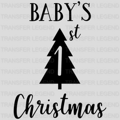 Baby's 1st Christmas Tree Design - DTF heat transfer - transferlegend