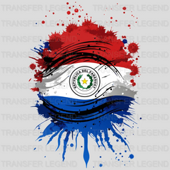 Paraguay Flag Design - DTF Heat Transfer - transferlegend