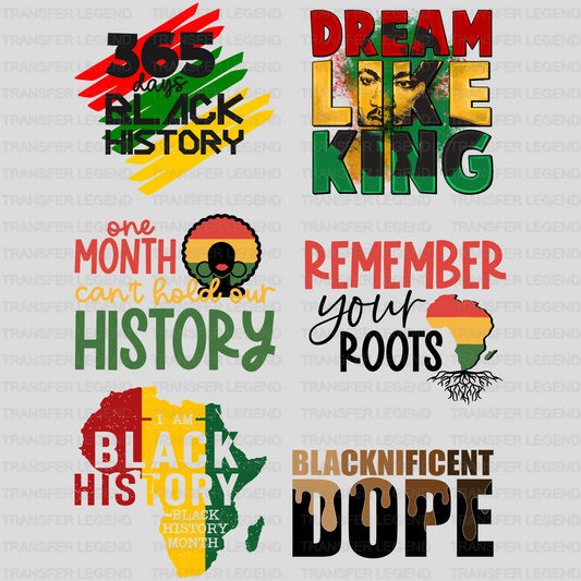 Black History Month-BLM Premade Gang sheet - 6 PCS 10 INCH - transferlegend