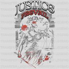 Justice Prevail Streetwear Design - DTF Heat Transfer - transferlegend