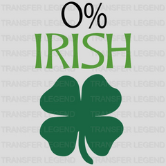 %0 Irish Clover St. Patrick's Day Design - DTF heat transfer - transferlegend