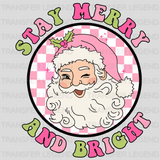 STAY MERRY AND BRIGHT Design - DTF heat transfer - transferlegend