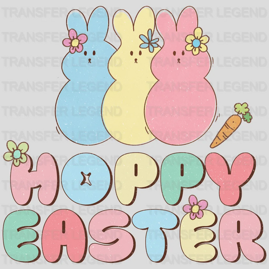 Hoppy Easter Bunny Design - DTF heat transfer - transferlegend