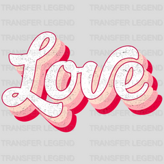 Retro Love Design - DTF heat transfer - transferlegend