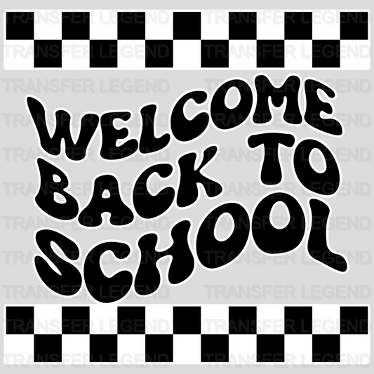 Welcome Back To School - Back To School DTF Transfer - transferlegend