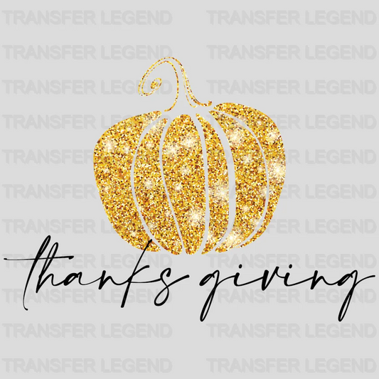 Pumpkin Thanksgiving Design - DTF heat transfer - transferlegend