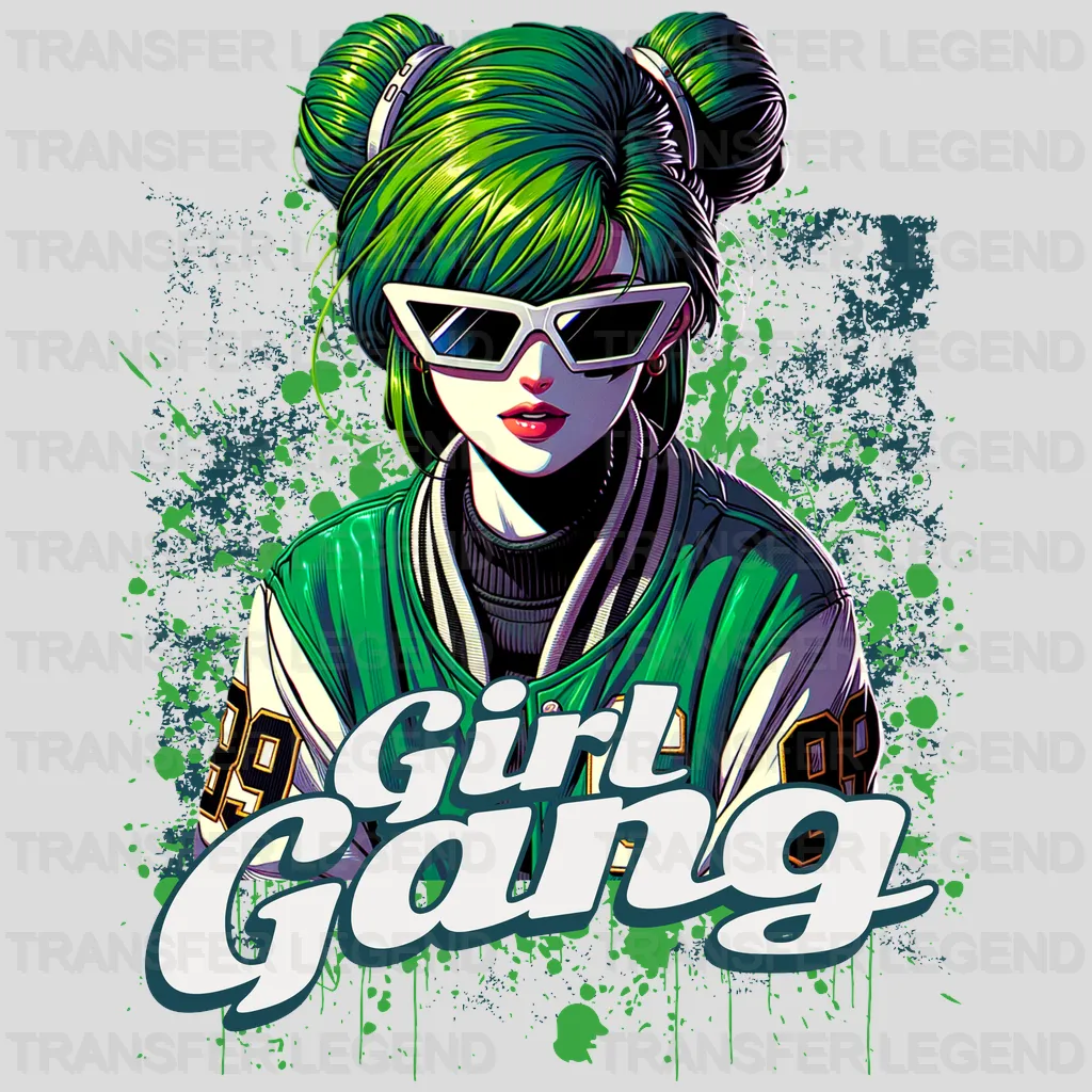 Girl Gang Streetwear Design - DTF Heat Transfer - transferlegend