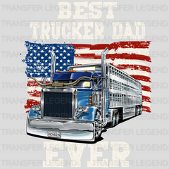 Best Trucker Dad Ever Design - DTF heat transfer - transferlegend