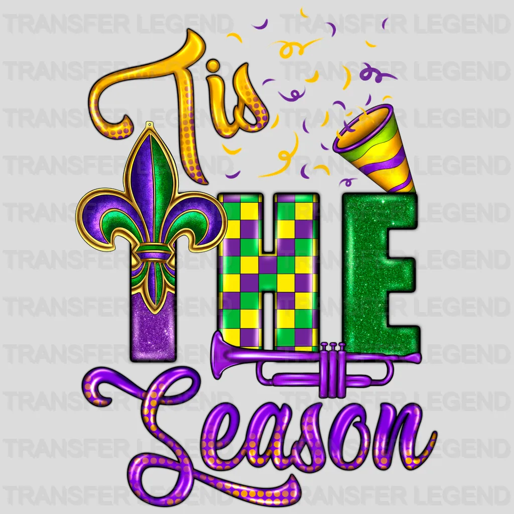 This The Season Mardi Gras Design- Mardi Gras DTF heat transfer - transferlegend