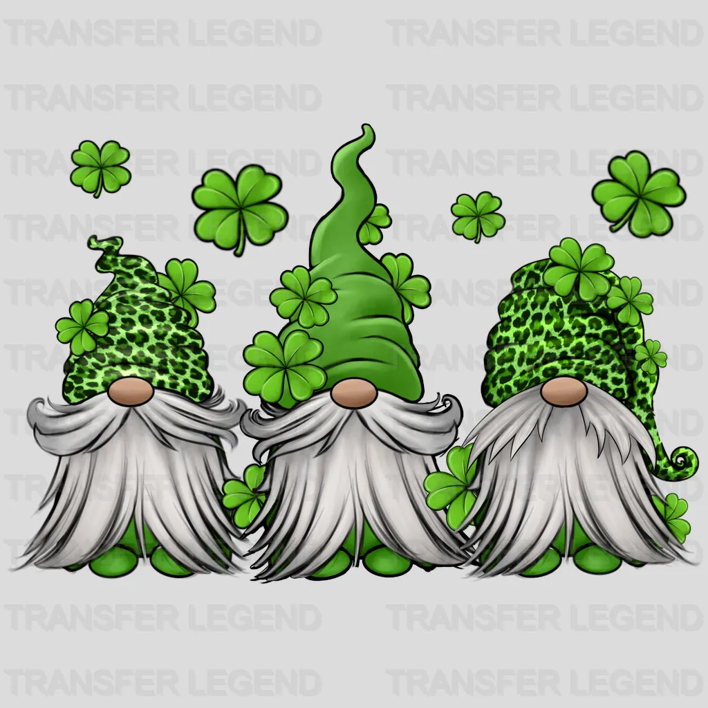 St. Patrick's Day Gnome Design - DTF heat transfer - transferlegend