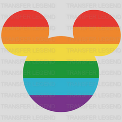 Mickey Mouse Pride Head - LGBT - Lgbt Support - PRIDE Design - DTF heat transfer - transferlegend