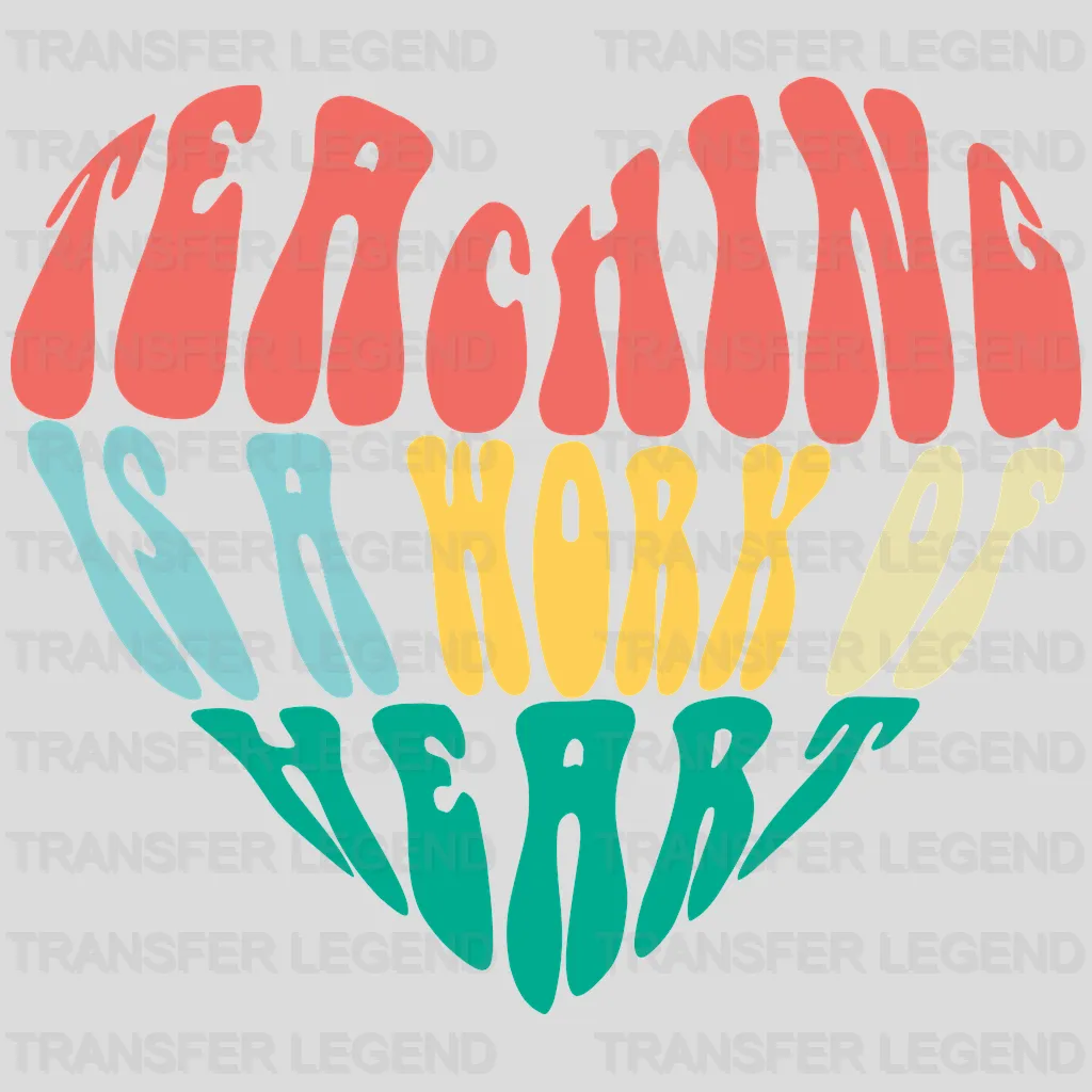 Teaching Heart DTF Transfer - transferlegend