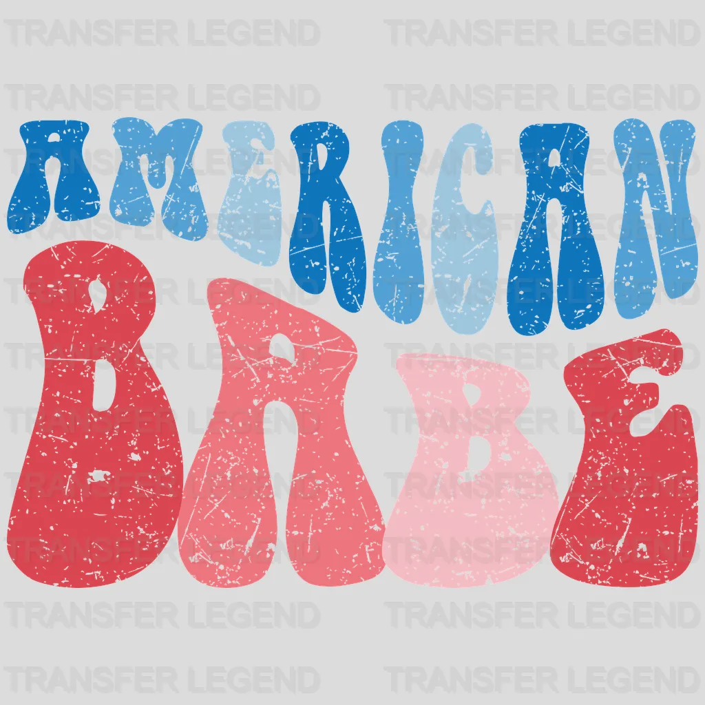 American Babe DTF Transfer - transferlegend