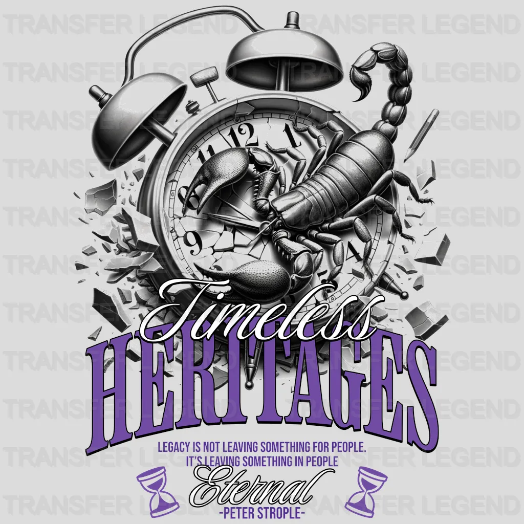 Timeless Heritages Streetwear Design - DTF Heat Transfer
